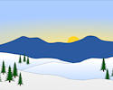 Snowy Mountains Graphic